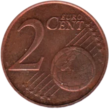 Preview 2 cents, 2002 reverse