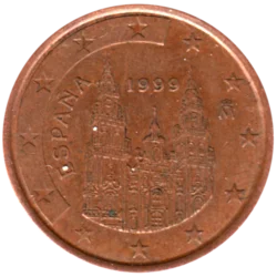 Preview 5 cents, 1999 obverse