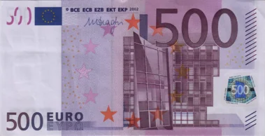 Preview 500 Euro, 2002 obverse