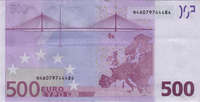 Preview 500 Euro, 2002 reverse
