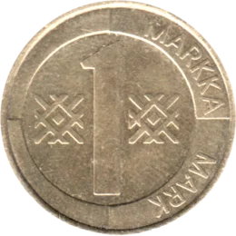 Preview 1 Markka, 1996 reverse