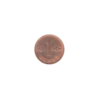 Preview 1 penni, 1967 reverse