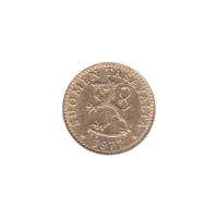 Preview 20 penniä, 1972 obverse
