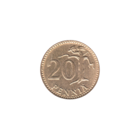 Preview 20 penniä, 1972 reverse