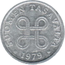 Preview 5 penniä, 1979 obverse