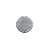 Preview 5 penniä, 1979 reverse