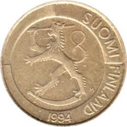 Preview 1 Markka, 1994 obverse