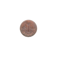 Preview 1 penni, 1968 reverse