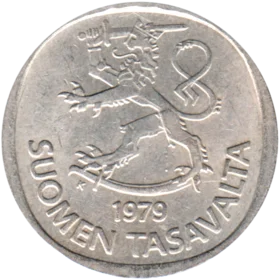 Preview 1 Markka, 1979 obverse
