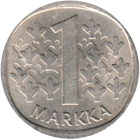 1 Markka, 1979 Reverse