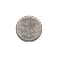 Preview 1 Markka, 1979 reverse