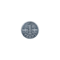 Preview 1 penni, 1970 reverse