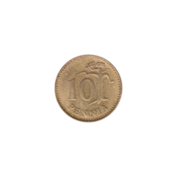 Preview 10 penniä, 1965 reverse
