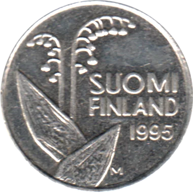Preview 10 penniä, 1995 obverse