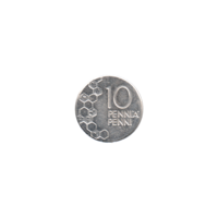 Preview 10 penniä, 1995 reverse