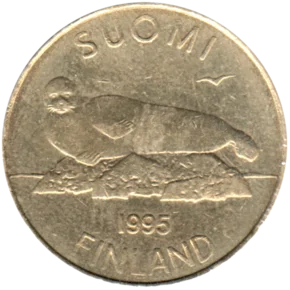Preview 5 Markkaa, 1995 obverse