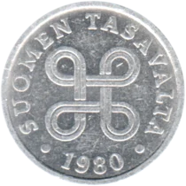 Preview 5 penniä, 1980 obverse