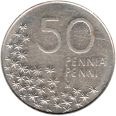 Preview 50 penniä, 1990 reverse