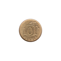Preview 10 penniä, 1971 reverse