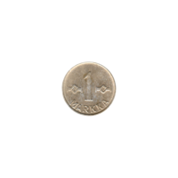 Preview 1 Markka, 1956 reverse