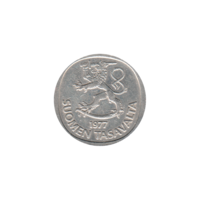 Preview 1 Markka, 1977 obverse