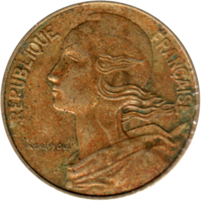 10 centimes, 1984 Obverse