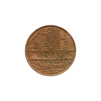 Preview 10 Francs, 1977 reverse