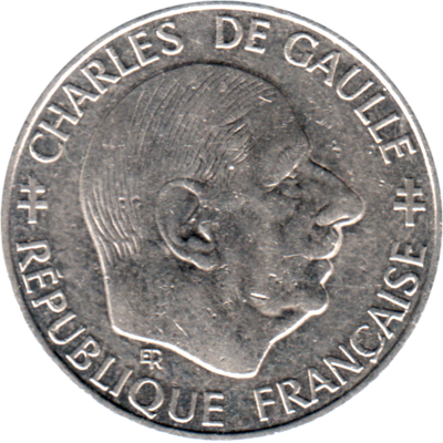1 Franc, 1988 Obverse