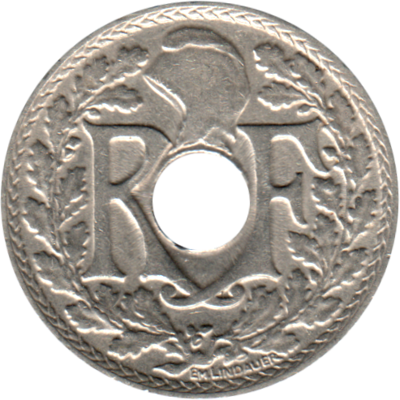 10 centimes, 1938 Obverse