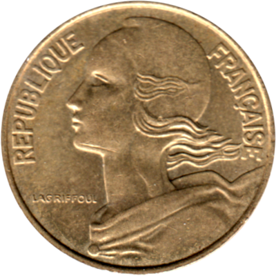 10 centimes, 1995 Obverse