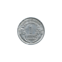 Preview 1 Franc, 1947 reverse