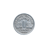 Preview 1 Franc, 1944 reverse