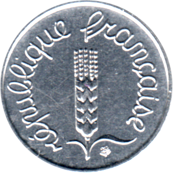 1 centime, 1964 Obverse