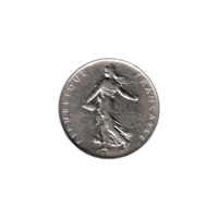 Preview 1 Franc, 1960 obverse