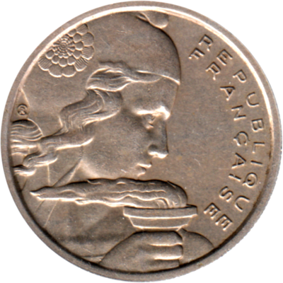 100 Francs, 1955 Obverse