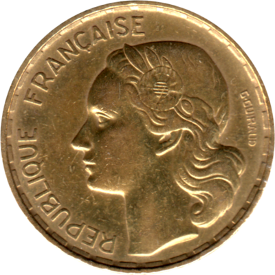 50 Francs, 1951 Obverse