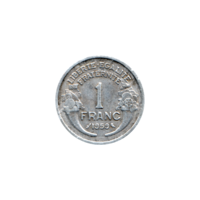 Preview 1 Franc, 1959 reverse