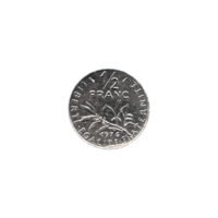 Preview ½ Franc, 1976 reverse