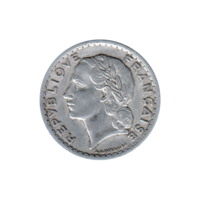 Preview 5 Francs, 1945 obverse