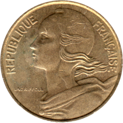 10 centimes, 1998 Obverse