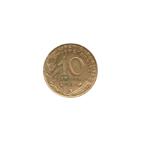 Preview 10 centimes, 1998 reverse