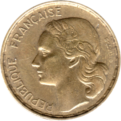 50 Francs, 1952 Obverse