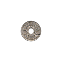 Preview 5 centimes, 1920 reverse