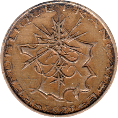 10 Francs, 1975 Obverse