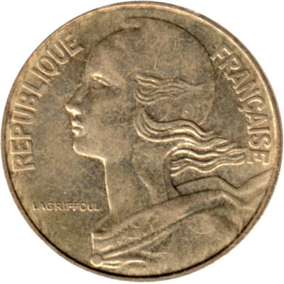 20 centimes, 1981 Obverse