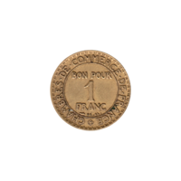 Preview 1 Franc, 1926 reverse
