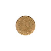 Preview 10 centimes, 1974 reverse