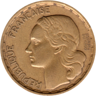 20 Francs, 1950 Obverse