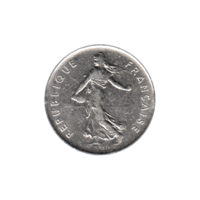 Preview 5 Francs, 1972 obverse