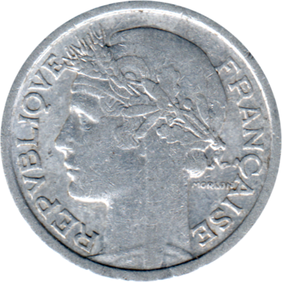 1 Franc, 1945 Obverse